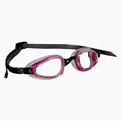 MP Michael Phelps K180  Mıcrogasket Lady Şeffaf Cam - Pembe/Şeffaf Çerçeve - Gri Etek Yüzücü Gözlüğü