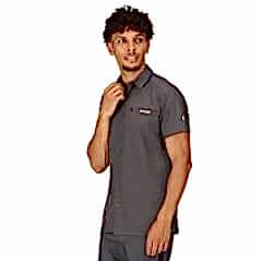 Regatta Kioga II Erkek Polo Yaka Gömlek-GRİ