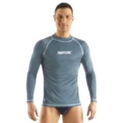Seac T-Sun Gri Uzun Kollu Erkek Rashguard