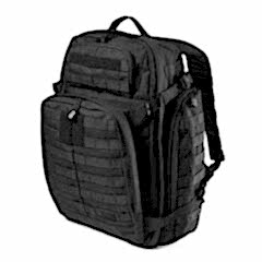 5.11 RUSH 72 2.0 SIYAH SIRT CANTASI