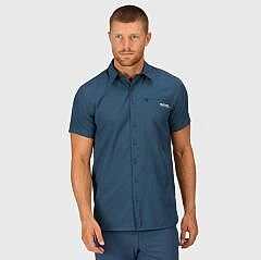 Regatta Kioga II Erkek Polo Yaka Gömlek-MAVİ