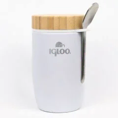 Igloo Bamboo Yemek Termosu 500ml-BEYAZ