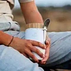 Igloo Bamboo Yemek Termosu 500ml-BEYAZ