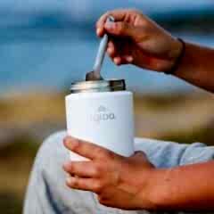 Igloo Bamboo Yemek Termosu 500ml-BEYAZ