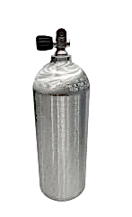 7,0 L. Alüminyum Tüp Vanalı (Dalış Tüpü)