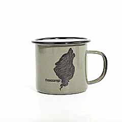 FreeCamp Campers Emaye Mug 350ml-YEŞİL
