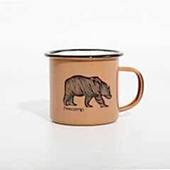 FreeCamp Campers Emaye Mug 350ml-BEJ