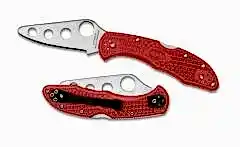 SPYDERCO C11TR DELICA TRAINER KIRMIZI CAKI