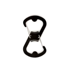 FreeCamp Şişe Açıcı Karabina-SİYAH