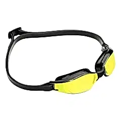 Aquasphere Xceed Titanyum Aynalı Sarı Yüzücü Gözlüğü