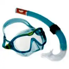 Aqualung Combo Mix Turkuaz Çocuk Maske Şnorkel Seti