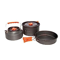 FreeCamp Alüminyum Çaydanlıklı Tencere Seti