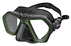 Seac Eagle Siyah Yeşil Dalış Maskesi