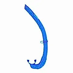 Aqualung Wrap Katlanabilir Şnorkel Mavi