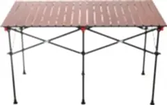 FreeCamp 8830-H5-C Katlanır Masa-KAHVERENGİ