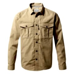 Craghoppers Kiwi Ripstop Erkek Gömlek-BEJ