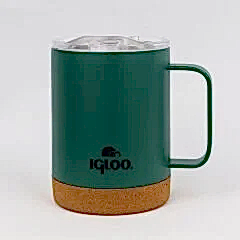 Igloo Cork Mug 350ml-YEŞİL