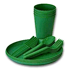 FreeCamp 4 Kişilik Piknik Seti-YEŞİL