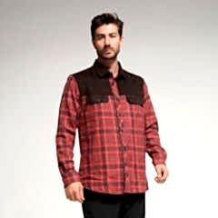 FreeCamp Wood Erkek Gömlek-KIRMIZI